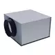 Plenum sin aislamiento para difusores rotacionales cuadrados 594x594 mm (WP100S)