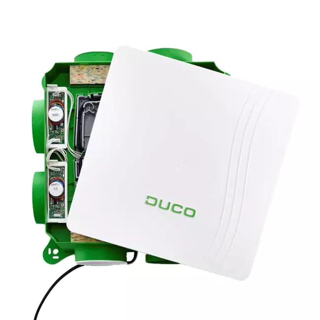 Duco Focus CO2 + válvula de control de humedad 50 m³/h