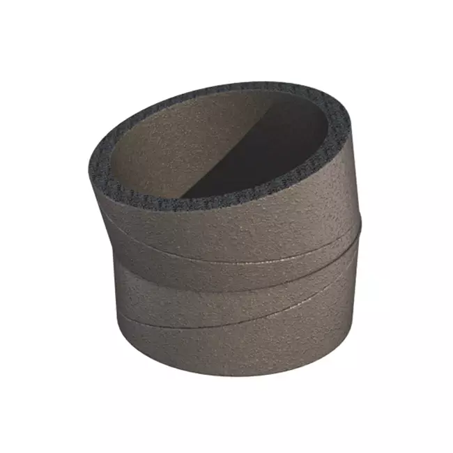 Curva de 15 grados Ubbink Aerfoam 160 mm