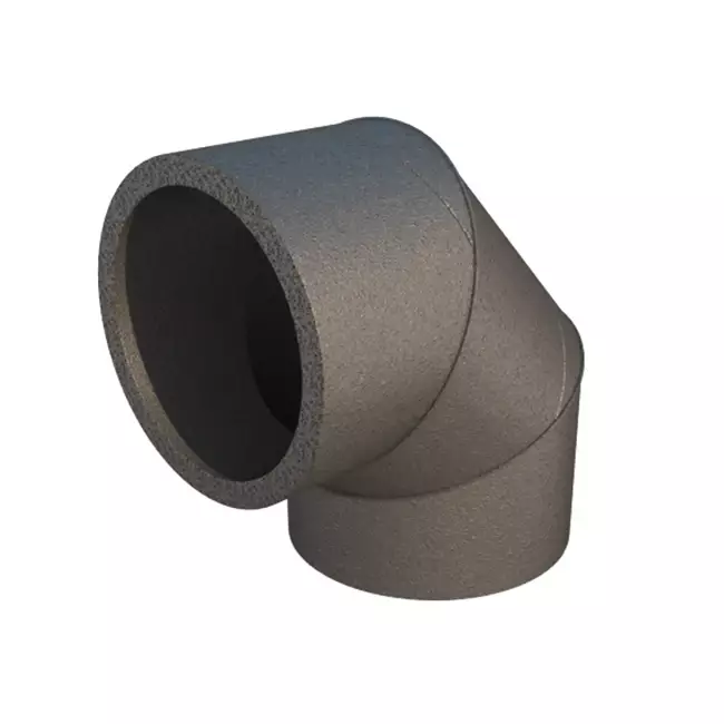 Curva de 90 grados Ubbink Aerfoam 180 mm
