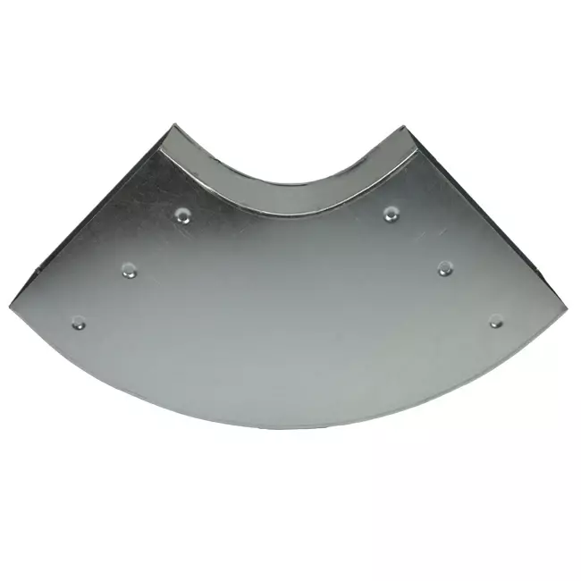 Curva 90 grados 170x80 mm horizontal para conductos