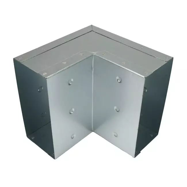 Curva 90 grados 170x80 mm vertical para canal de vertido