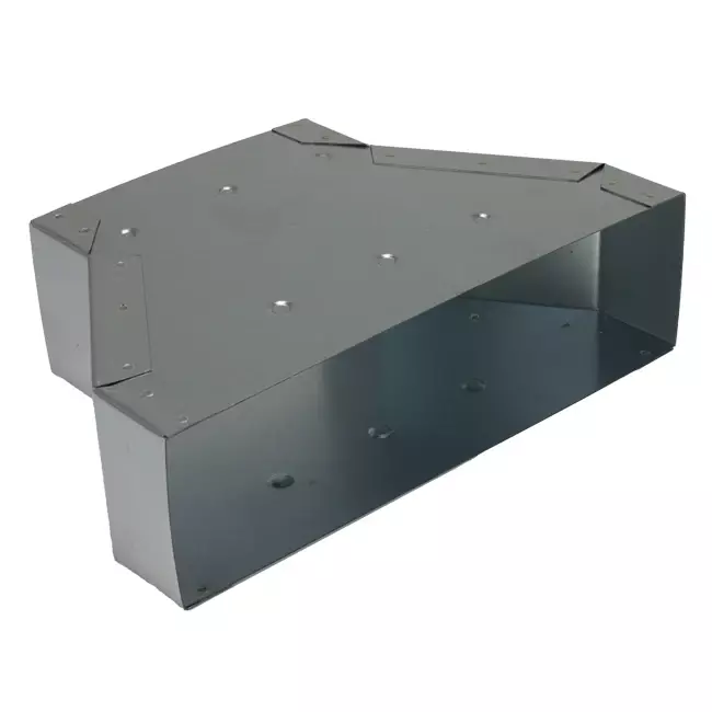 Adaptador de 300x80 mm a 170x80 mm para conductos