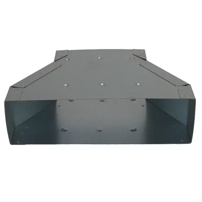 Adaptador de 300x80 mm a 170x80 mm para conductos