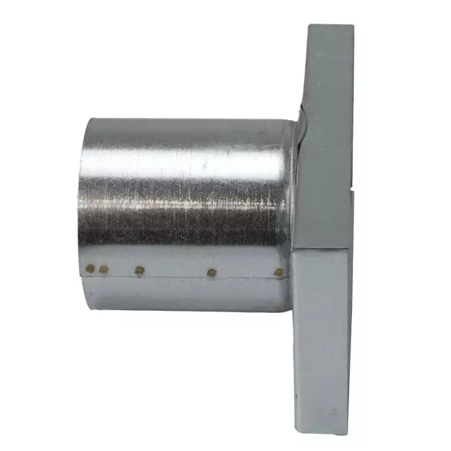 Tapa 170x80 mm con conexión de 80 mm de diámetro para conducto de humos