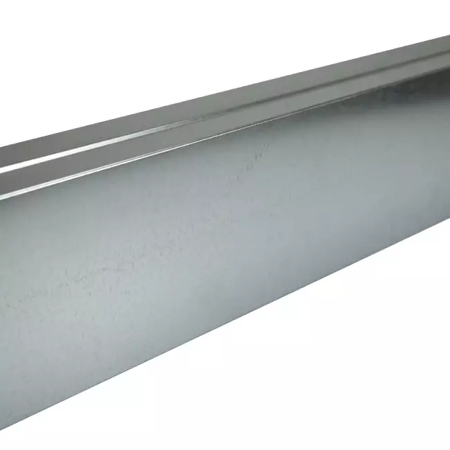 Canal fundido galvanizado 170x80 mm por longitud 1500 mm