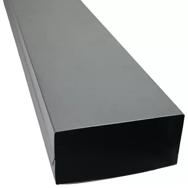 Canal fundido galvanizado 170x80 mm por longitud 1500 mm