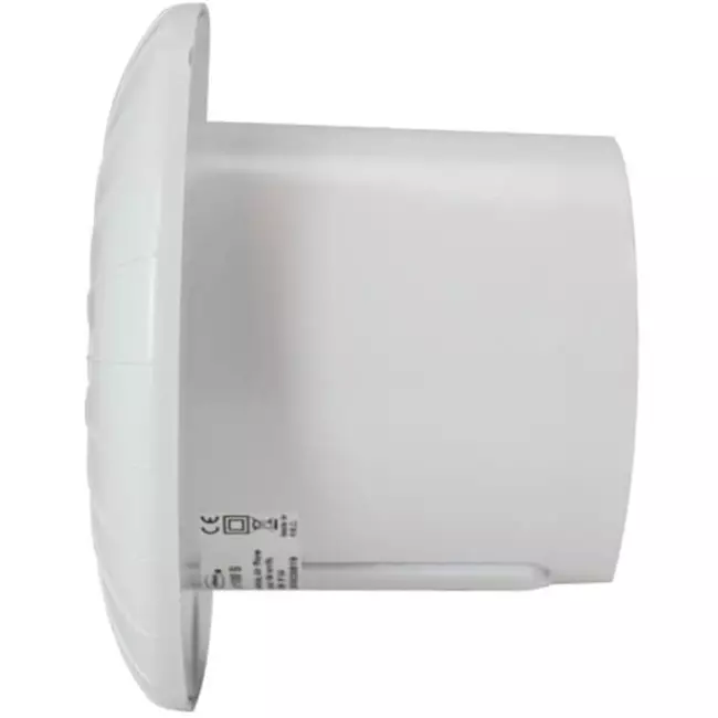 Extractor de baño Ø 100 mm blanco - aRid 100 BB TS