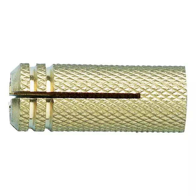Taco M8 x 18 mm latón (100 unidades)