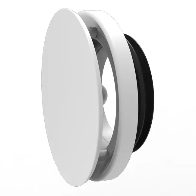 Vent-Axia Uniflexplus RV Válvula de suministro y vaciado regulable de 100 mm - blanco