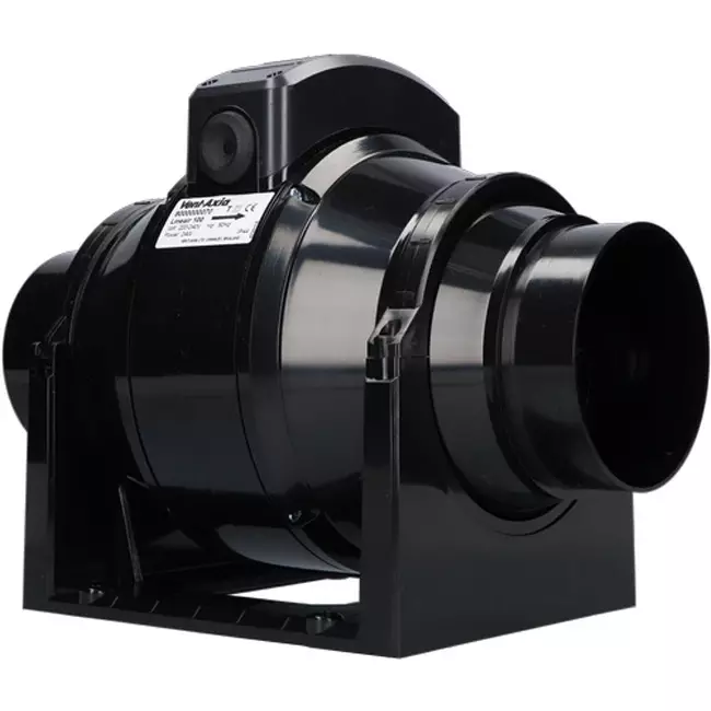 Ventilador tubular Vent-Axia 100mm caudal mixto - Lineair 100
