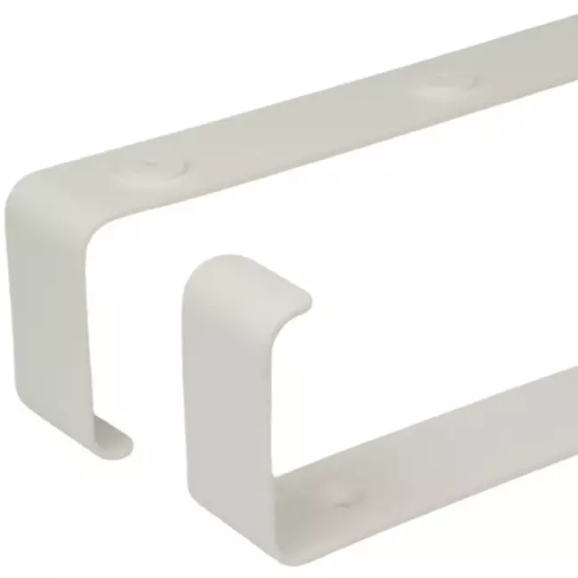 Soportes rectangulares de plástico (2 unidades) 220X55 mm - KZ25