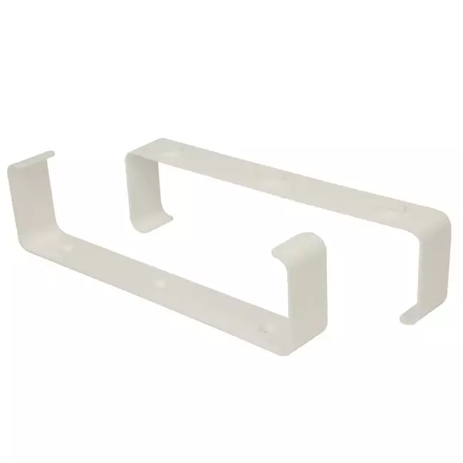 Soportes rectangulares de plástico (2 unidades) 220X55 mm - KZ25
