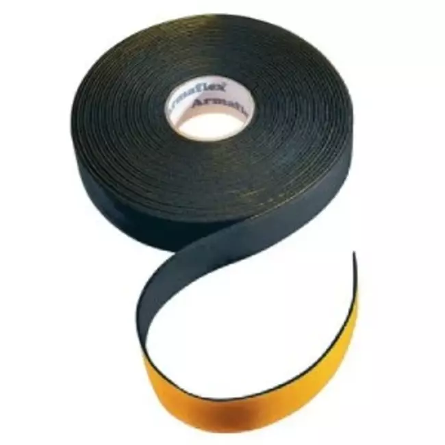 Cinta aislante neutra 50mm - negra (rollo 15m)