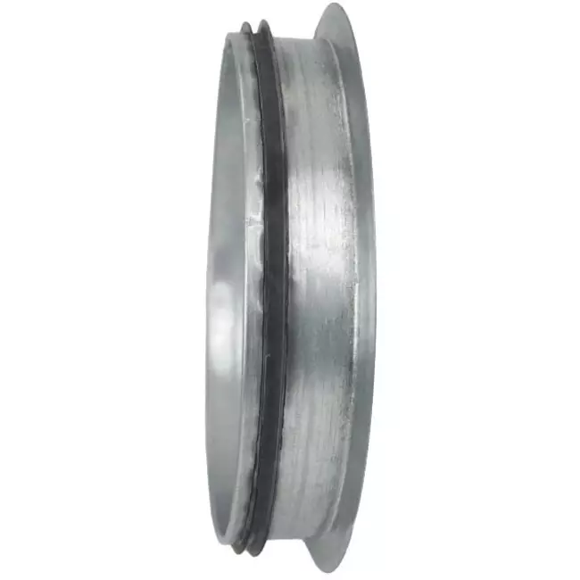 Manguito plano Ø 80mm (90°) - Galvanizado