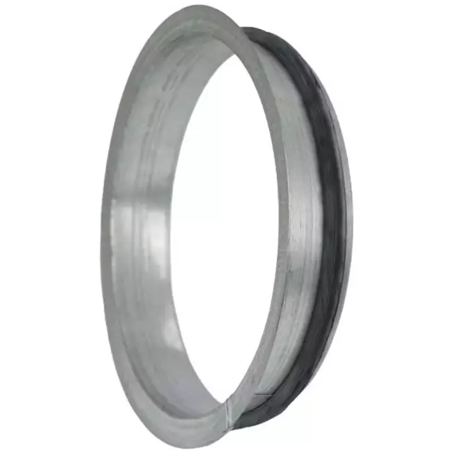 Manguito plano Ø 80mm (90°) - Galvanizado