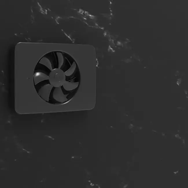 Extractor de baño Vent-Axia Lo-Carbon iQ de diseño plano NEGRO Ø 100 - 125 mm
