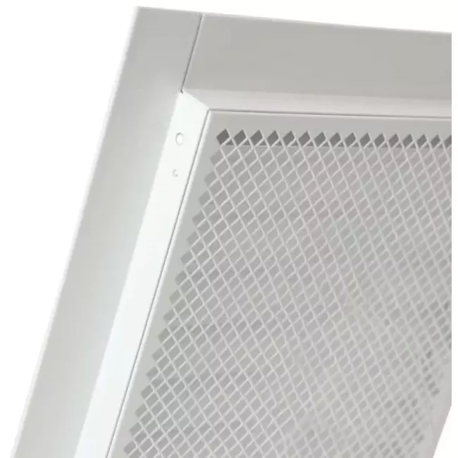 Rejilla metálica industrial 300x300 mm blanca - MRF3030