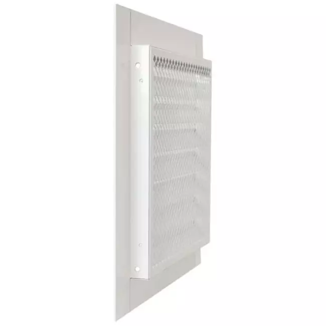 Rejilla metálica industrial 300x300 mm blanca - MRF3030