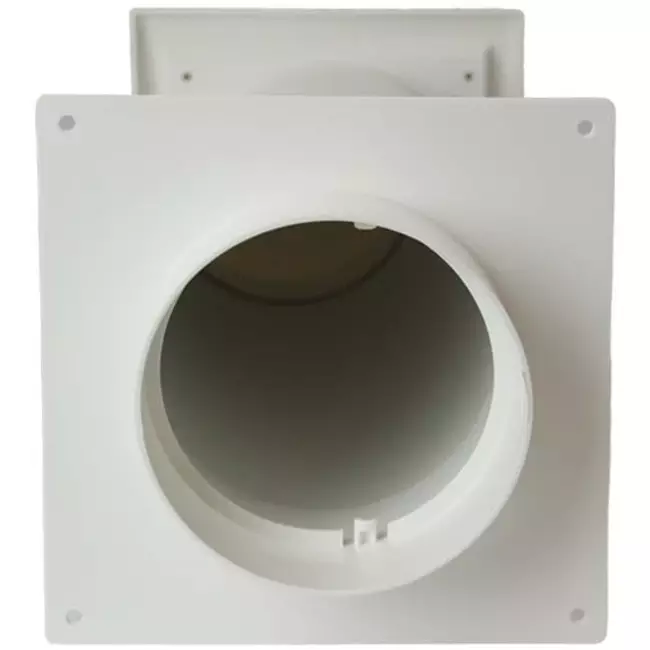 Pasamuros de ventilación SPK3 Ø100mm con válvula de no retorno