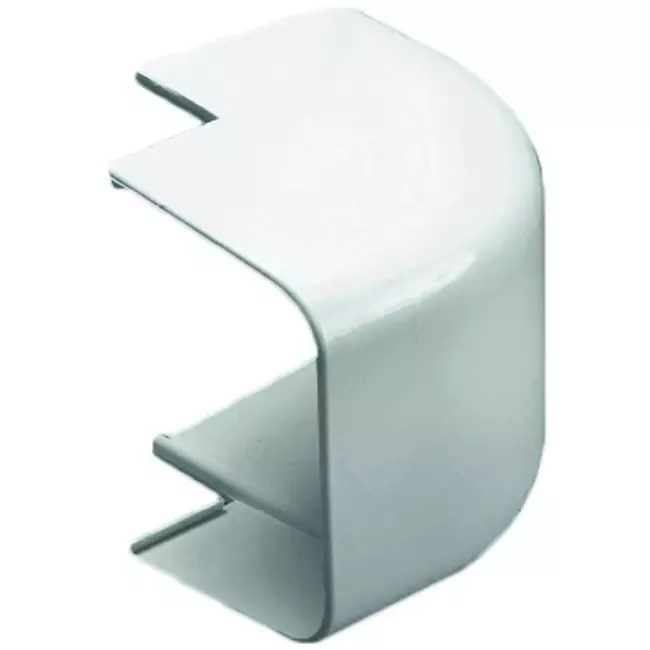 Conducto de climatización Climaplus Codo exterior 90x65mm RAL 9010 BLANCO