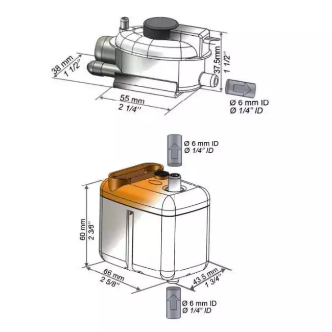 Sauermann Mini bomba de agua condensada 30l/h