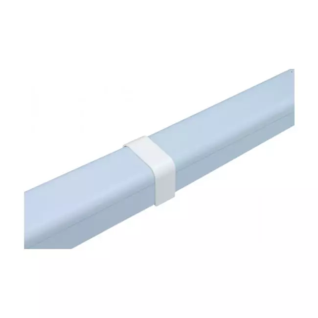 Conducto de climatización Climaplus Conector de conexión 125x75mm RAL 9010 BLANCO