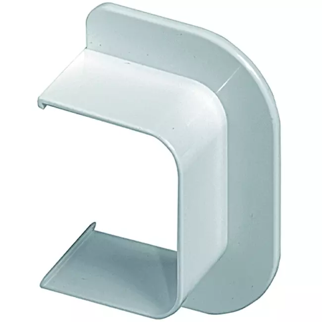 Rosetón de pared para conductos de climatización Climaplus 70x55mm RAL 9010 BLANCO