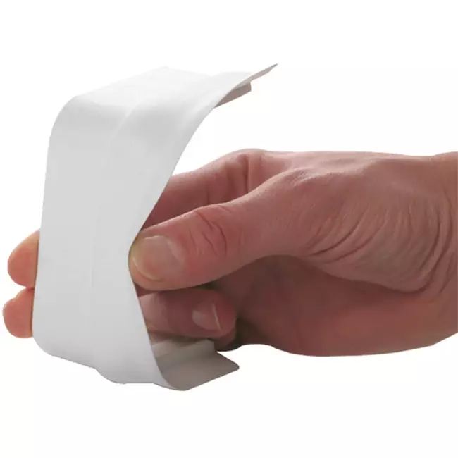 Climaplus conducto aire acondicionado Conector blando 90x65mm RAL 9010 BLANCO