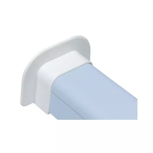 Rosetón de pared para conductos de climatización Climaplus 70x55mm RAL 9010 BLANCO