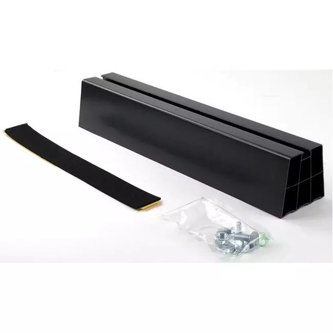 Barra de montaje exterior de PVC duro, longitud 450 mm