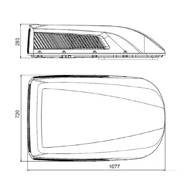 Tosot SHARK by GREE Aire acondicionado de techo para caravanas 2,65 kW