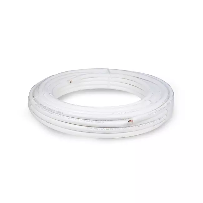 Tubo de refrigeración doble aislado CUPEX 1/4-1/2, 20 metros
