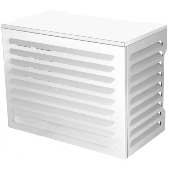 Carcasa para aire acondicionado y bomba de calor ClimaConnect, tamaño mediano, RAL 9010 Blanco