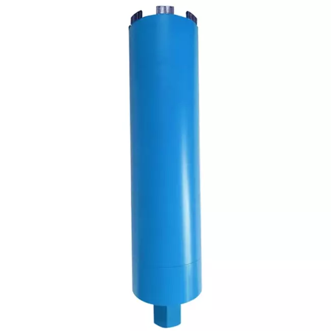 Taladro de diamante de pared gruesa 5/4 Conexión UNC- 65mm x 400mm x 10mm (altura del segmento)
