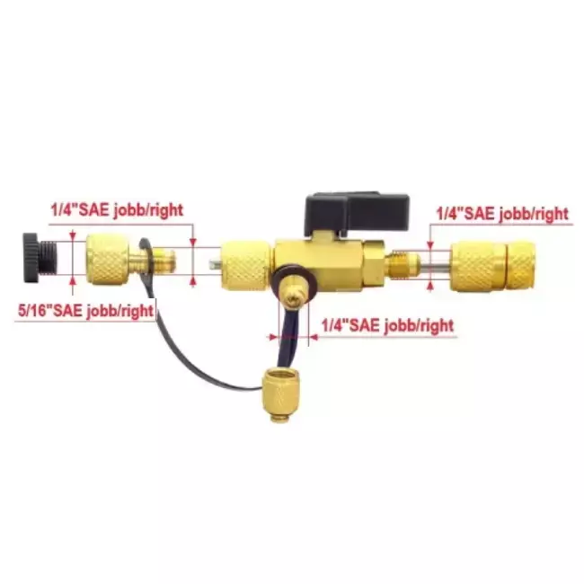 Extractor schrader universal para 5/16 y 1/4