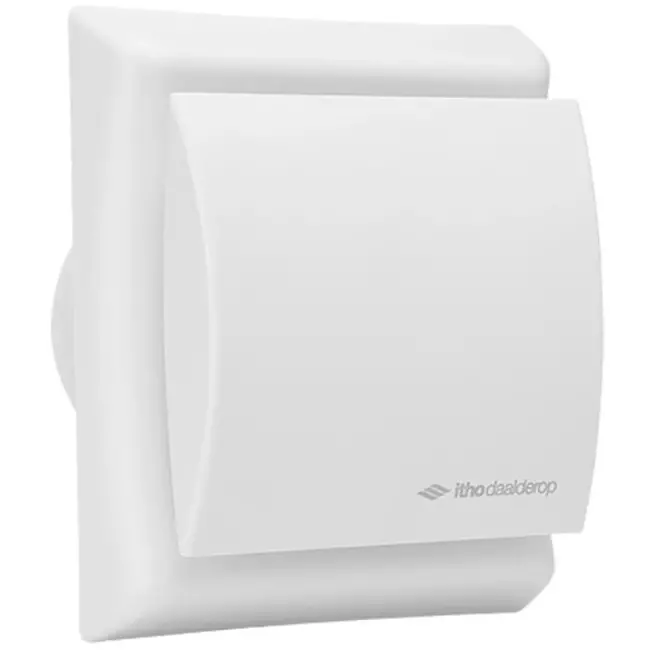 Extractor de baño Itho Daalderop Ø 100 mm- blanco con sensor de humedad BTV-N202 H