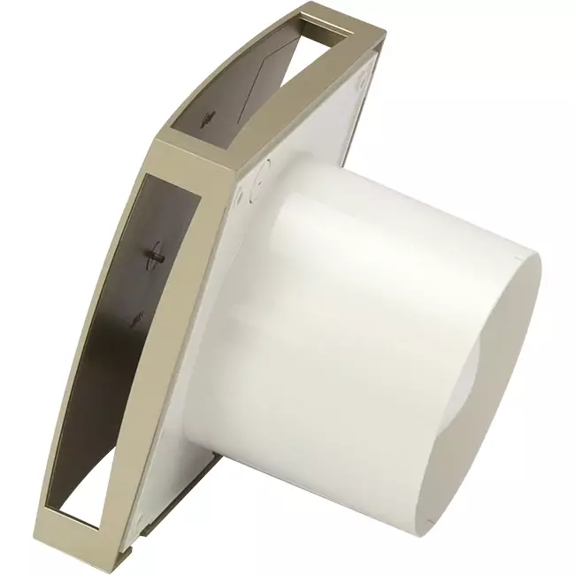 Extractor de baño Ø 100 mm dorado - Design T100G