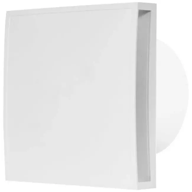 Extractor de baño Ø 100 mm blanco con temporizador - Design EET100T