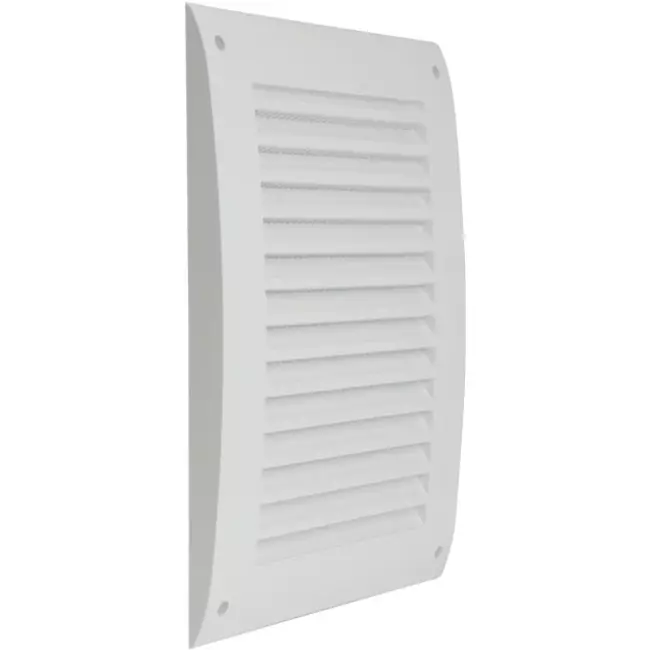 Rejilla de pared 250x170 mm blanco - N25