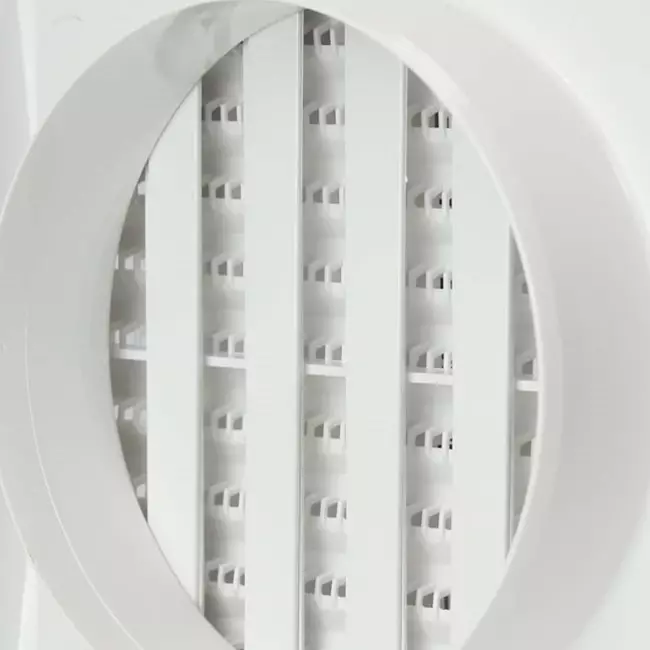 Rejilla de pared controlable de 190x190 de diámetro: 125 blanco - ND12R