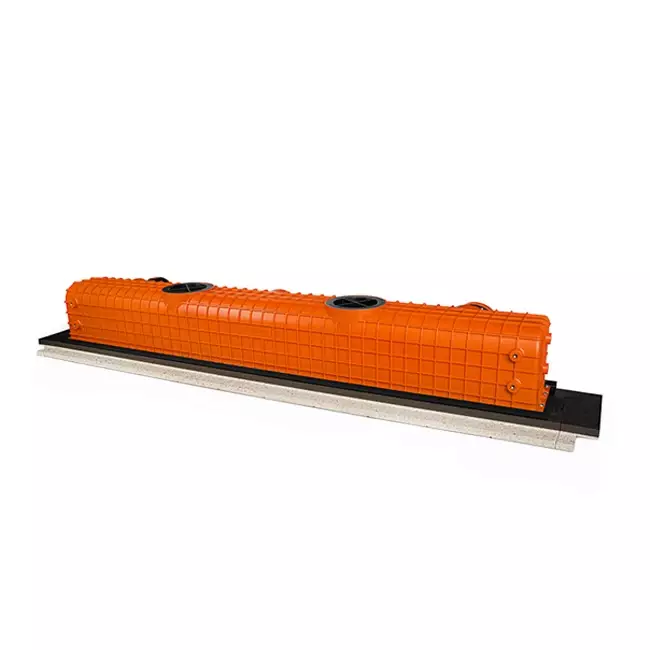 Difusor de ranura sin marco Ergovent 1050 mm con diámetro de conexión de 75 mm - modular - 1 ranura