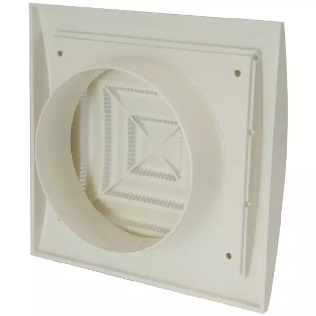 Difusor de techo cuadrada de 150x150 de diámetro: 100 blanco - ND10G