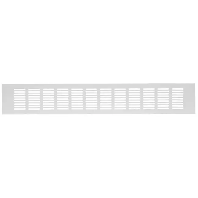 Rejilla de zócalo de aluminio - plata L=500 mm x H=80 mm -RA850S