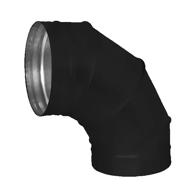 Codo helicoidal redondo 90º Ø 315 mm para tubos helicoidales - a medida RAL9005