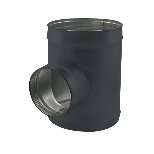 Pieza en T Spiro diámetro 200 mm - 200 mm (90 grados) (sendz. galvanizado) RAL7016