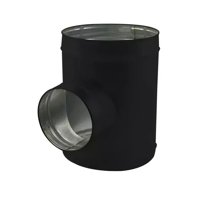 Spiro t-piece diámetro 180 mm - 150 mm (90 grados) (sendz. zinc) RAL9005