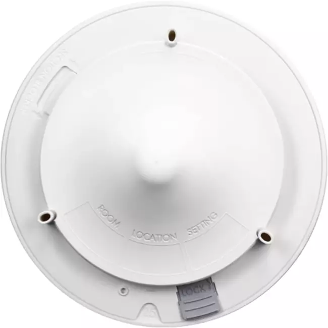 Válvula de suministro y extracción regulable 125 mm de acero inoxidable Vent-Axia - blanco