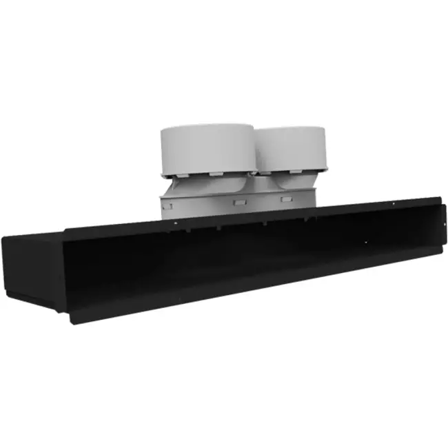 Colector de línea Vent-Axia Uniflexplus para conexión a techo o pared 2 x 90 mm de diámetro