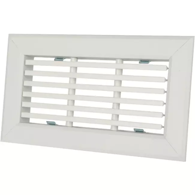 Rejilla Vent-Axia Uniflexplus con lamas fijas 200x100 para colector de pared